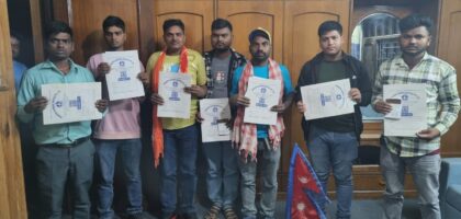 Nepali skilled workers deployed to Saudi Arabia construction site